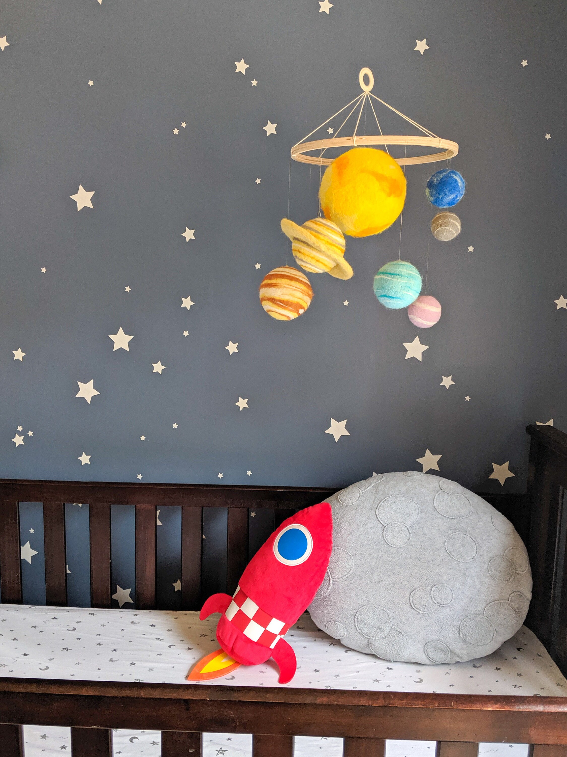 Sonnensystem Mobile als Weltraum Kinderzimmer Deko erstes | Etsy