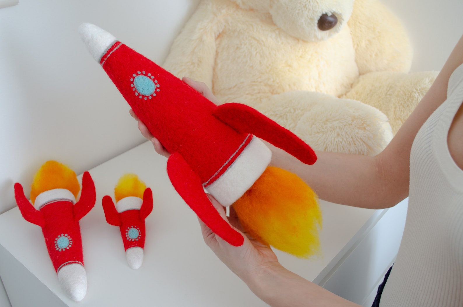 Rocket Space Ship Wall Decor for Space Themed Nursery or Space Etsy