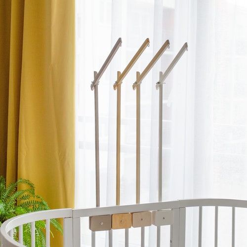 Wood Baby Mobile Holder Crib Mobile Hanger Crib Wooden Etsy