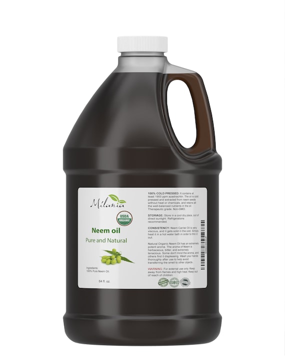 Aceite de Neem Puro 100% Orgánico para plantas, prensando en