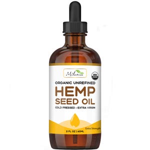 Milania Organic Hemp Seed Oil – Extra Virgin, Cold-Pressed, Extra Strength