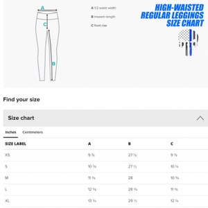 Thin Blue Line Leggings: Personalized Police Wife Gift bild 6