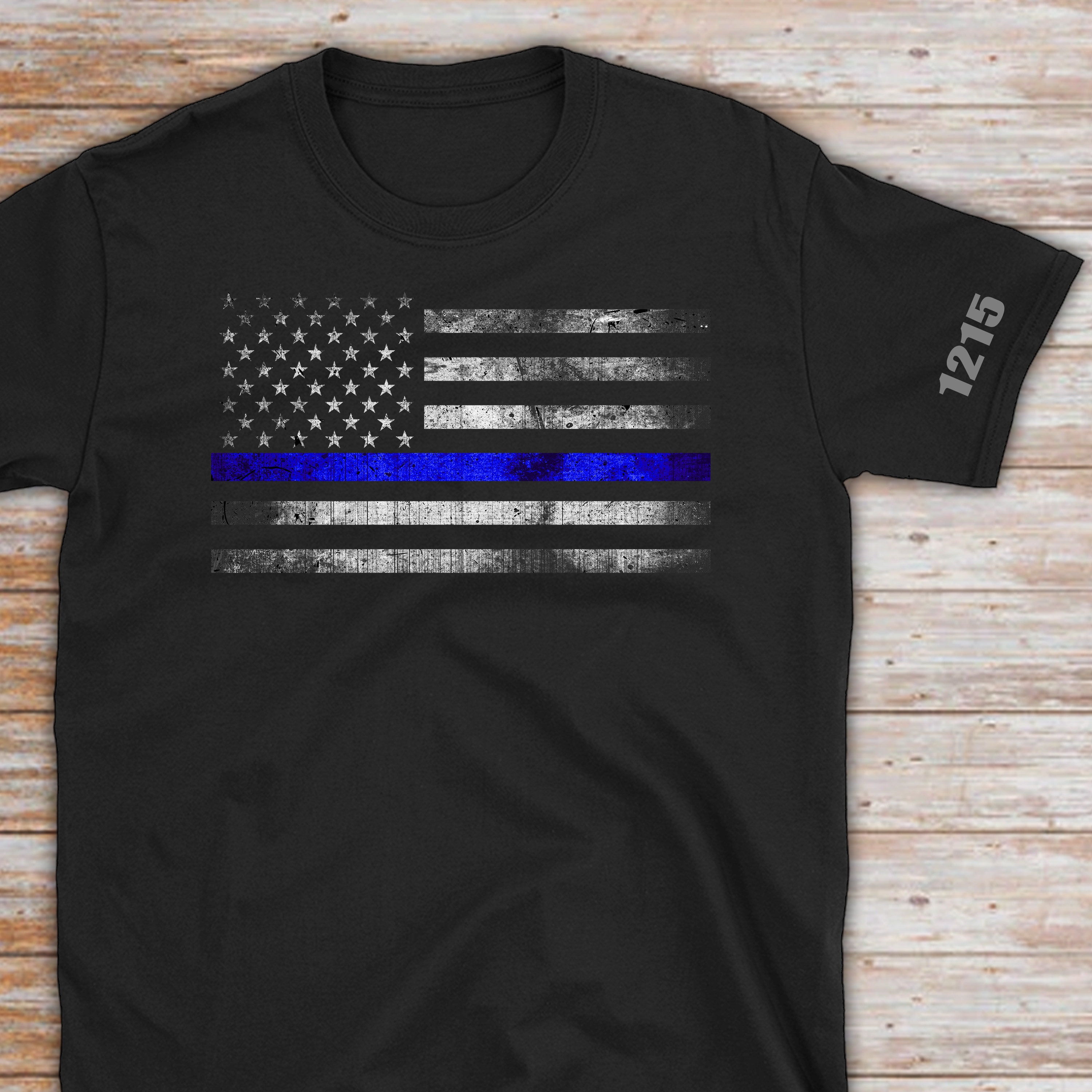 Blue line flag store shirt