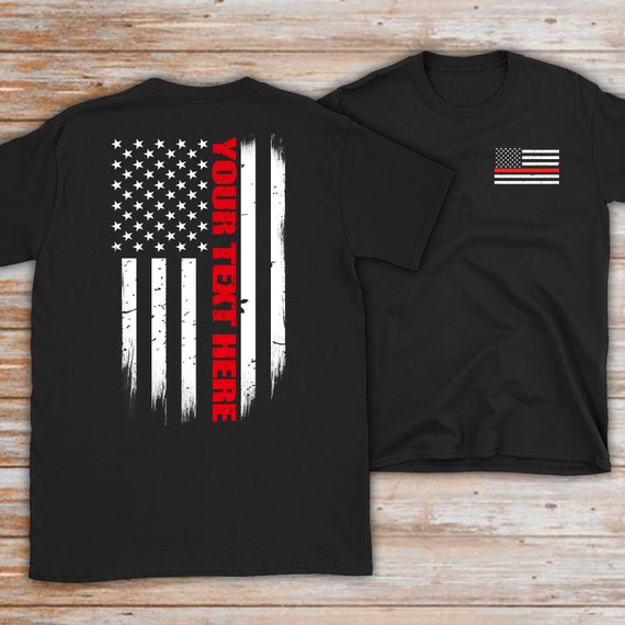 Firefighter Flag T-Shirt Firefighter Flag T-Shirt
