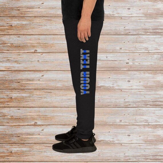 Thin blue line sweatpants shop