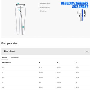 Thin Blue Line Leggings: Personalized Police Wife Gift bild 5