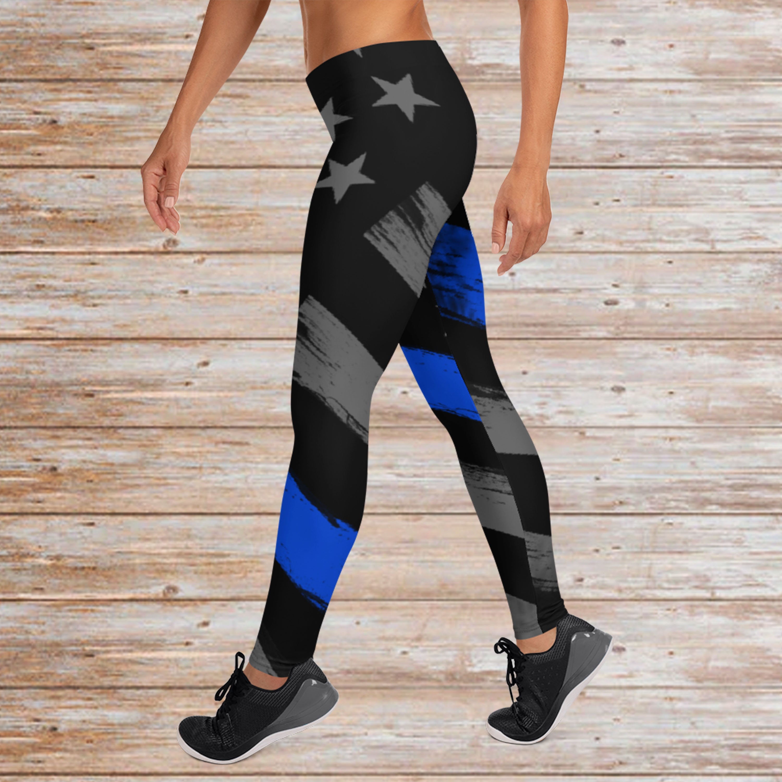 Blue lives matter leggings hotsell