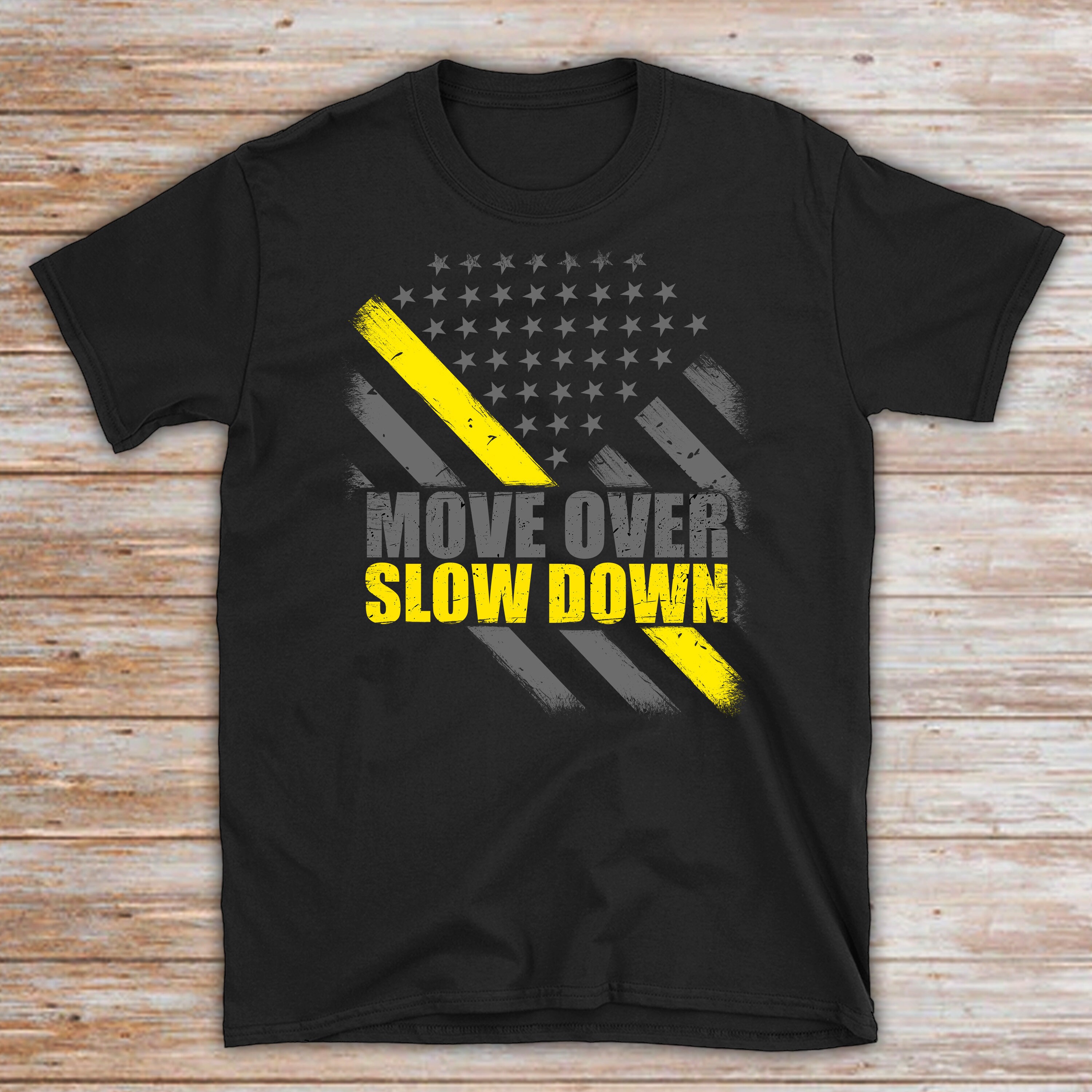 Tow Truck Driver Shirt Thin Yellow Line Flag Move Over | Etsy