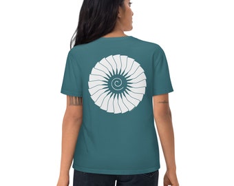 Premium Trent Turbofan Unisex Organic Cotton T-shirt
