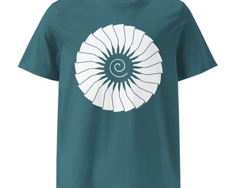 Trent Turbofan Unisex Organic Cotton T-shirt