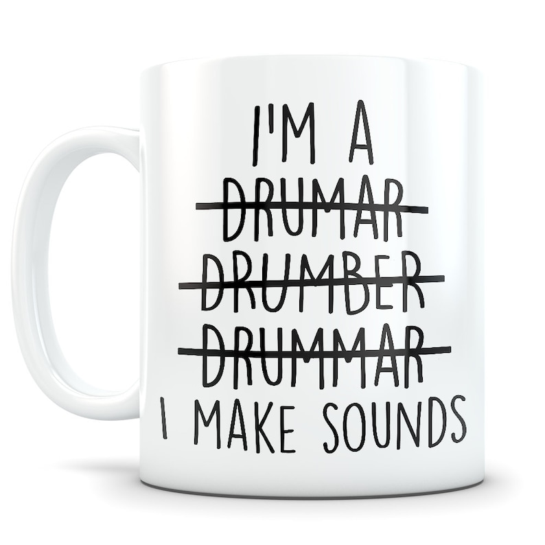 Drummer gift drummer mug drummer gift for men drummer gift Etsy