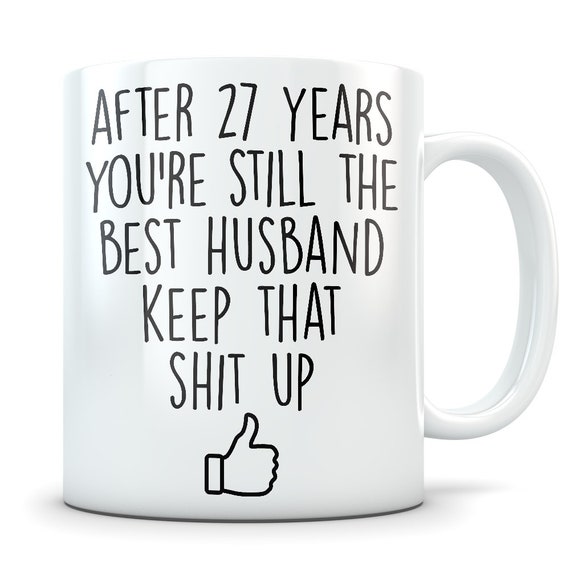 27th anniversary gifts for him