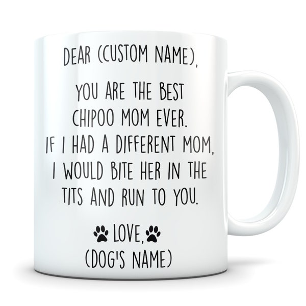 Chipoo gifts for women, chipoo mom, chipoo gifts, chipoo mug, chipoo mom mug, chipoo lover, chipoo, chipoo dog, chi poo gift, chipoo momma
