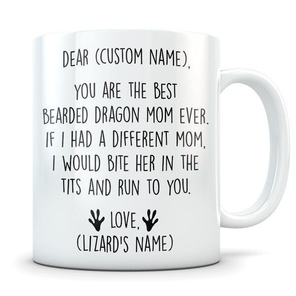 Bearded dragon gifts for women, Bearded dragon Gifts, Bearded dragon mom, Bearded dragon mug, Bearded dragon mom gift, Bearded dragon lover