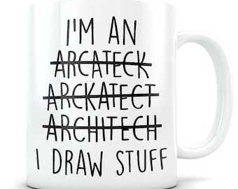 Architect Mug, architect gift, architecture gift, architect gift for men, architect gift for women, architect gift idea, architecture mug