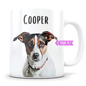 regalo jack russell, mamma jack russell, papà jack russell, memoriale jack russell, jack russell personalizzato, tazza jack russell, tazza jack russell