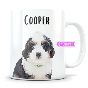 Bernedoodle gift, bernedoodle mom, bernedoodle dad, bernedoodle memorial, personalized bernedoodle, bernedoodle mug, bernedoodle keepsake
