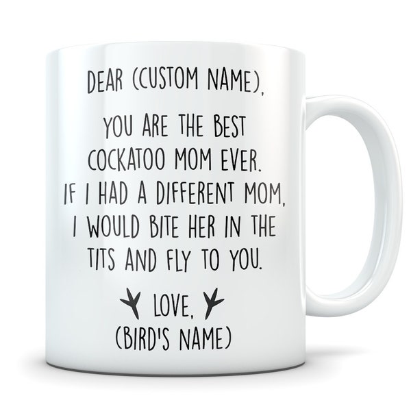 Cockatoo gifts for women, Cockatoo Gifts, Cockatoo mom, Cockatoo mug, Cockatoo mom gift, Cockatoo mom mug, Cockatoo Whisperer