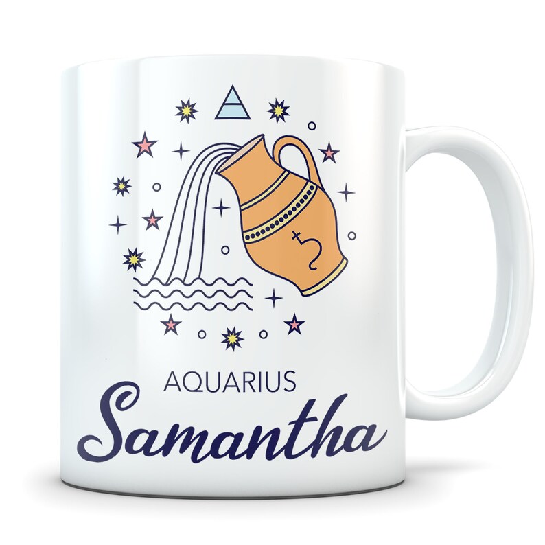 Aquarius Gifts Aquarius Mug Aquarius Gifts for Women Zodiac Etsy