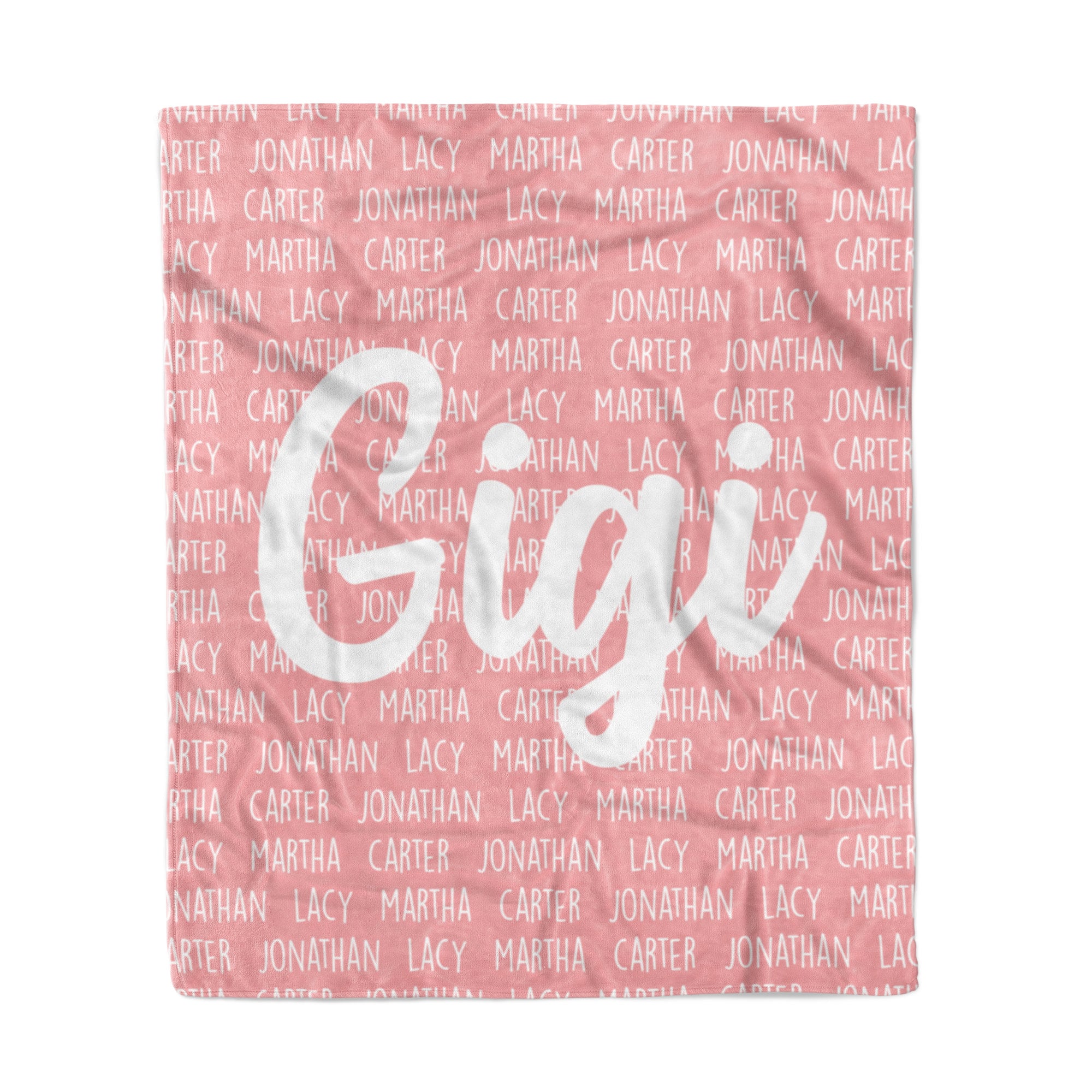 Gigi-Decke Aus Weichem Flanell – Personalisiert Mit Lieber Botschaft, 127x152 Cm, Perfekt Als Geschenk Von Enkelkindern