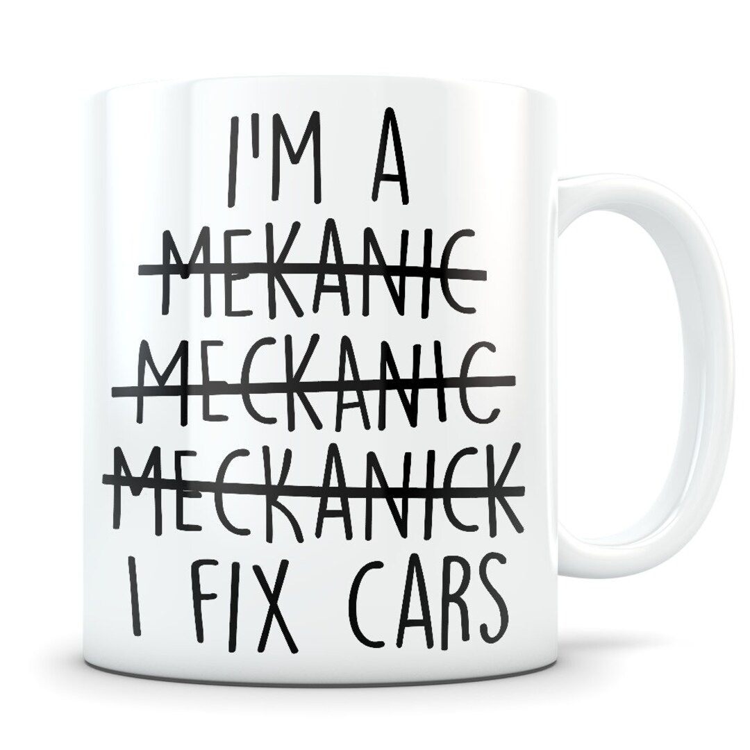 Regalo Personalizado – Mecánico Con Gran Llave Taza (diseño De Carrera