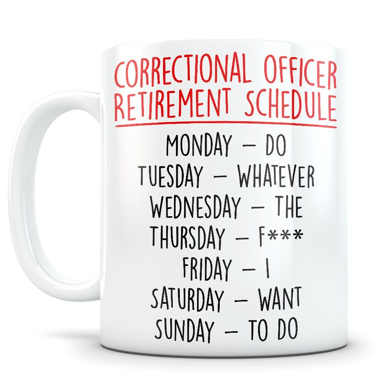 Correctional Officer Retirement Gift for Men and Women Etsy