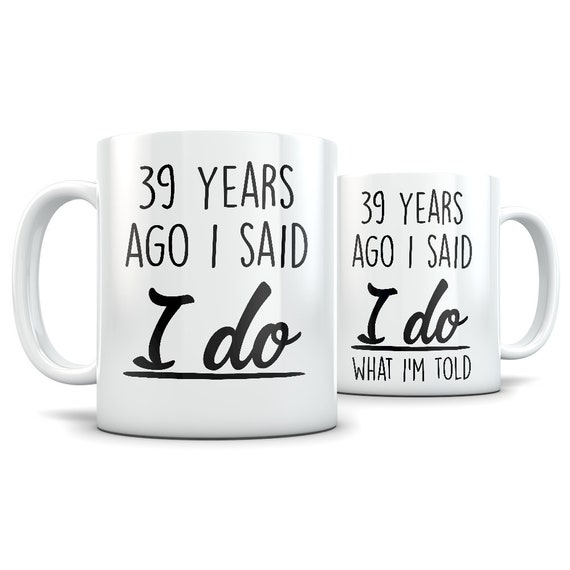 39th wedding anniversary gift for husband