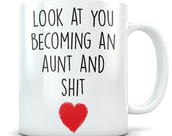 New aunt Gift, new aunt mug, future aunt, future aunt mug, funny aunt gift, aunt mug, aunt coffee mug, aunt to be, aunt reveal gift