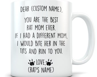 Rat gifts for women, Rat Gifts, Rat mom, Rat mug, Rat mom gift, Rat mom mug, Rat lover, Rat whisperer, funny Rat gift, Rat themed gift