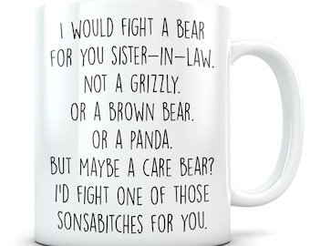 Sister-in-law gifts, Sister of the groom, wedding party gifts, Sister-in-law mug, Sister-in-law coffee mug, sister in law mug, sister-in-law