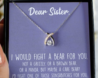 Sister necklace, sisters necklace, sister jewelry, jewelry for sister, matching necklaces for sisters, sister necklaces for women