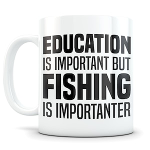 Fishing Mug, fishing gift, fishing gift idea, fishing gift for men and woman, fisherman gift, fisherman mug, fishing gag gift, importanter image 2