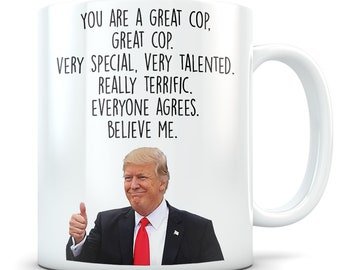 Regalo de policía, taza de policía, regalo de oficial de policía, taza de oficial de policía, regalo de policía divertido, regalo de policía nuevo, regalo de policía divertido, mejor oficial de policía de todos los tiempos