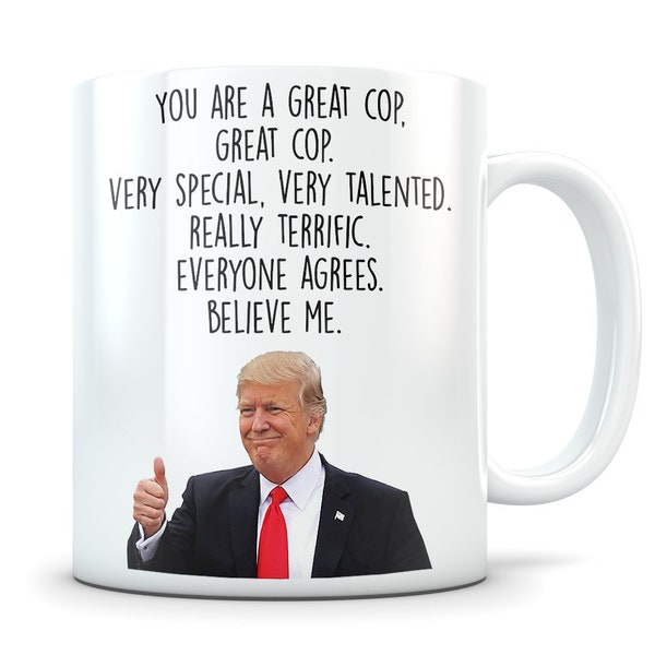 Cop gift, cop mug, police officer gift, police officer mug, funny cop gift, new cop gift, funny police gift, best police officer ever