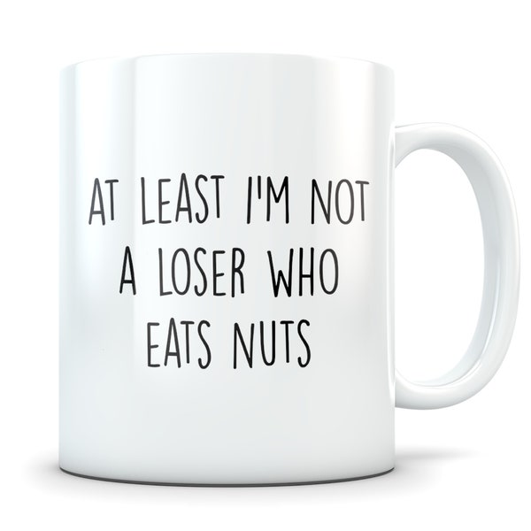 Peanut allergy gift, peanut allergy mug, nut allergy gift, nut allergy mug, food allergy gag, funny peanut gift, nut allergy awareness