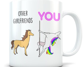 Funny Girlfriend gifts, anniversary gifts for girlfriend, girlfriend mug, girlfriend thank you, cute girlfriend gift, girlfriend unicorn