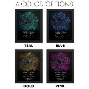 the four zodiac signs are shown in four different colors