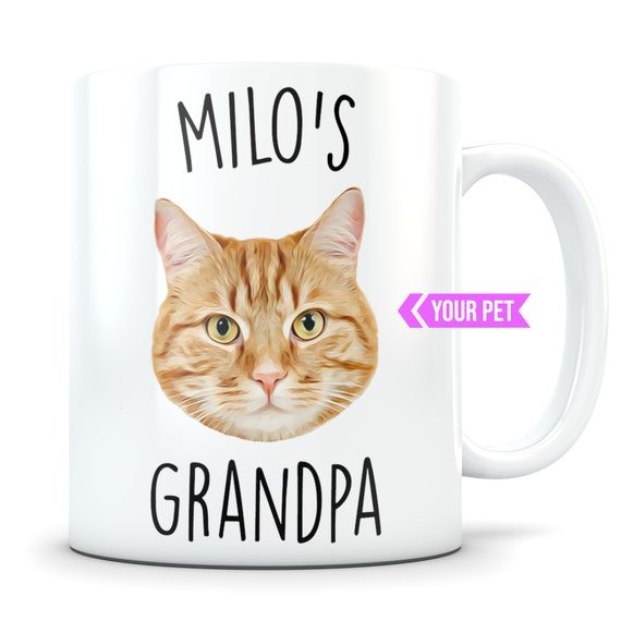 Cat grandpa gift, cat grandpa mug, best cat grandpa, cat grandpa coffee mug, gift for cat grandpa, cat grandfather, cat grampy