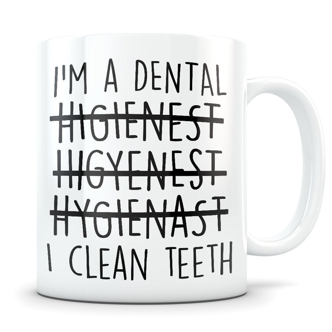 Dental Hygienist Gift for Women and Men Dental Hygienist Mug Etsy