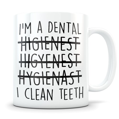Dental Hygienist Gift for Women and Men Dental Hygienist Mug Etsy