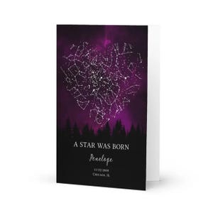 a star was born poster on a card