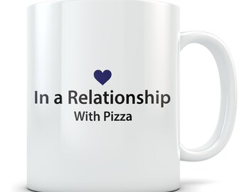 Pizza Lover Gifts, pizza mug, pizza gift for women and men, pizza themed gifts, cute pizza gift idea, funny food gift