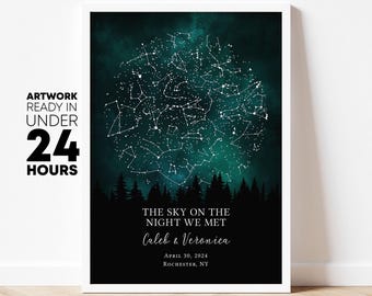 The night we met, first date gift,  gift for boyfriend, bf gift, girlfriend gift, fiance gift, first kiss, dating gift, swiped right