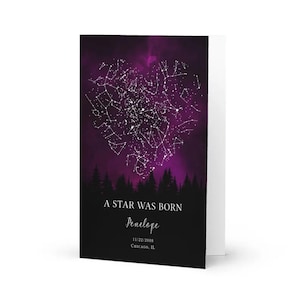 a star was born poster on a card