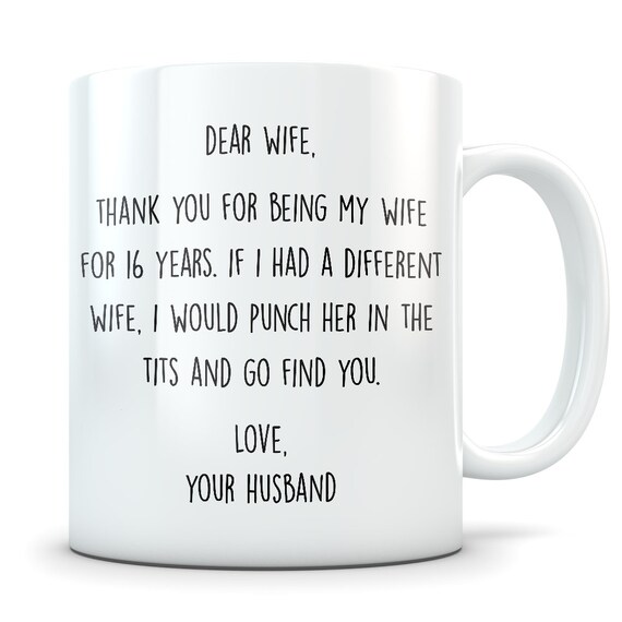 16th wedding anniversary gift for my husband