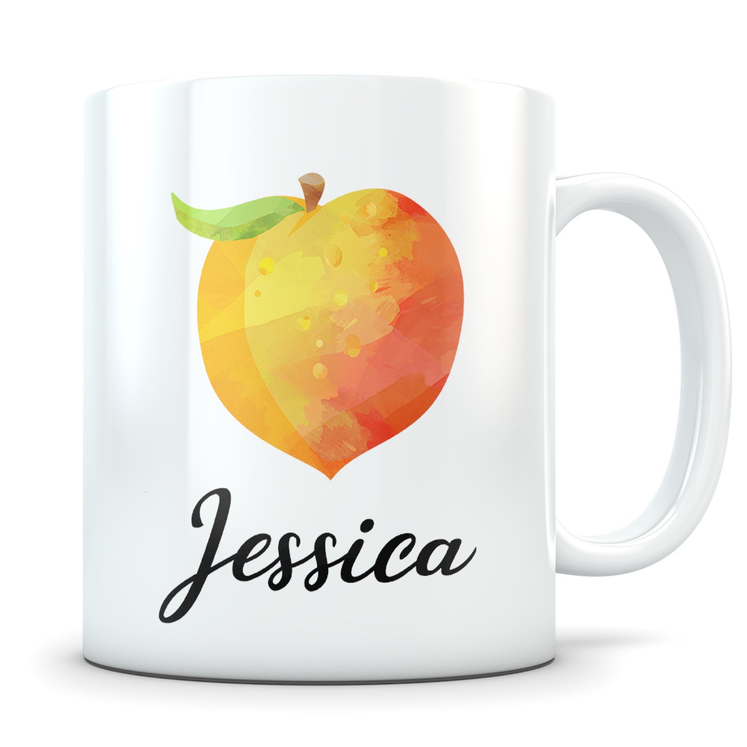 Peach gift peach mug peach gift idea peach cup peach Etsy