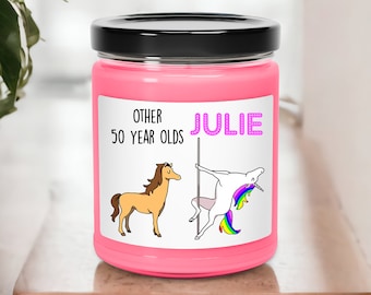 Funny 50th birthday gift, 50th birthday candle, 50 year old birthday, happy 50th birthday, 50th bday gifts, 50th birthday, 50 and fabulous