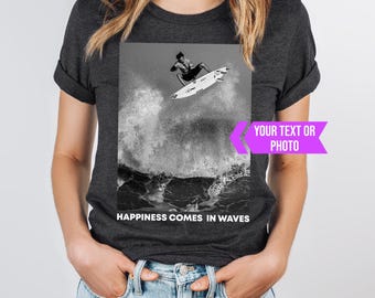 Personlig bella canvasskjorta, personlig present, personlig t-shirt, specialskjorta, specialgåva, specialskjorta, personlig t-shirt