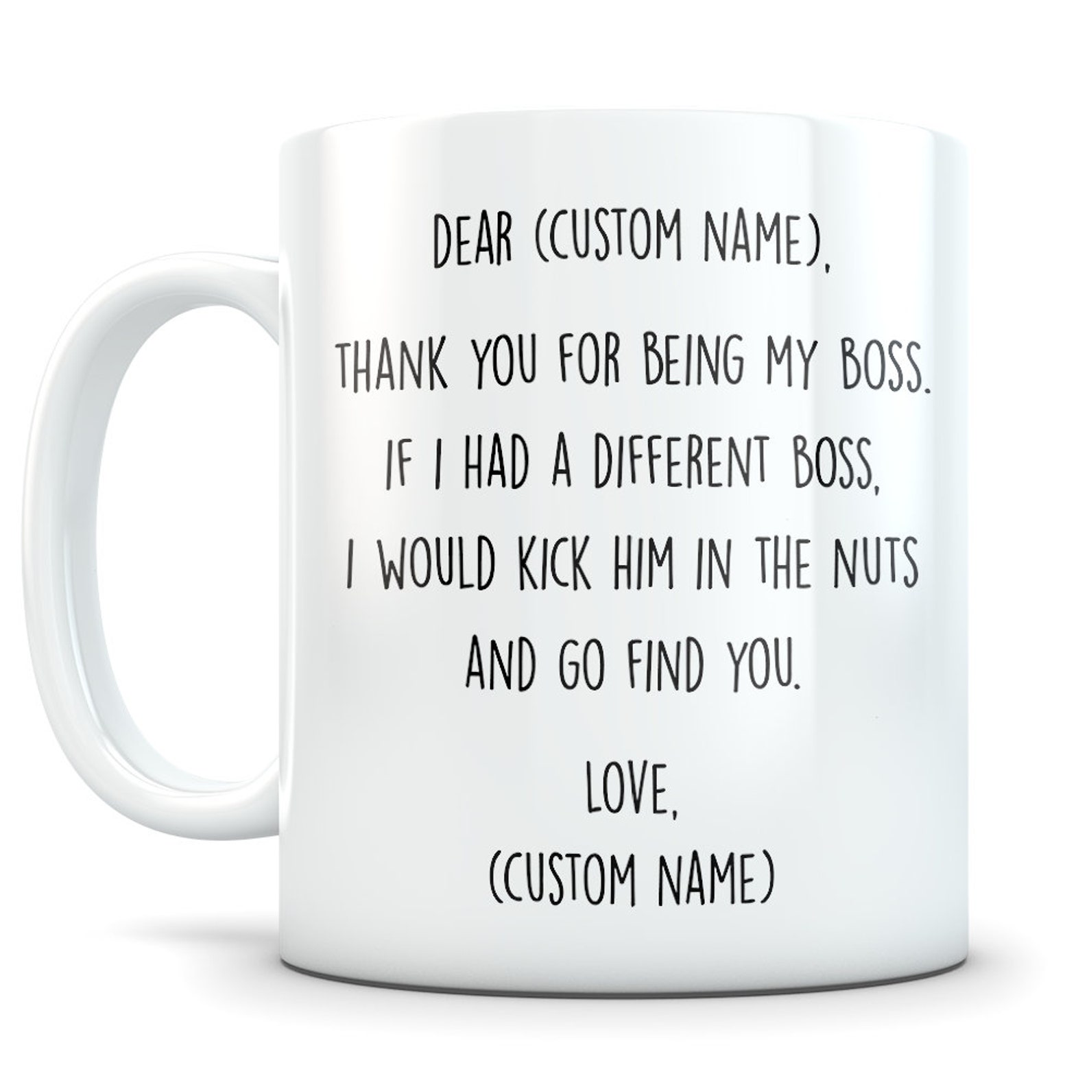 Boss Gift for Men Boss Gift Idea Funny Boss Mug Boss Man Etsy