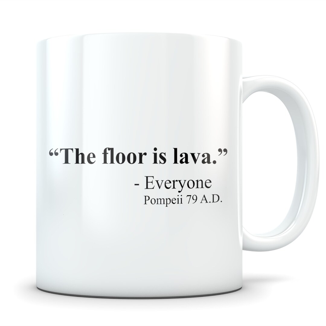 Pompeii Gift, Pompeii Mug, Volcano Gift, Volcano Mug, Archaeology Gift